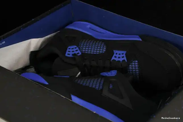 MaikeSneakers Royal Black CT8527-018 Jordan Game Retro 4 0324